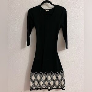Cozy Soft Bodycon Graphic Dress